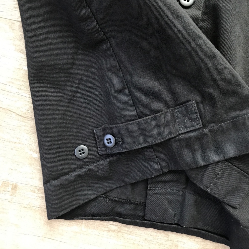 Black Patch Pocket Button Down Front Utility Penc… - image 2